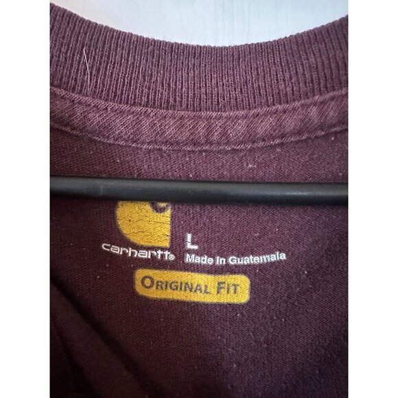 Carhartt men’s size large maroon T-shirt - Picture 5 of 7